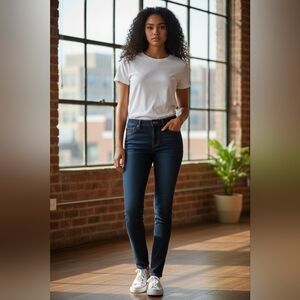 NWOT Joe Fresh Women's Slim Coupe Dark Jeggings
